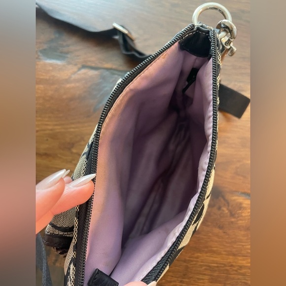 Coach Classic Block Logo Print Crossbody Bag - Picture 10 of 10